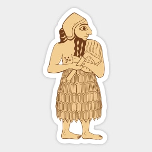 Sumerian King lugalbanda Sticker